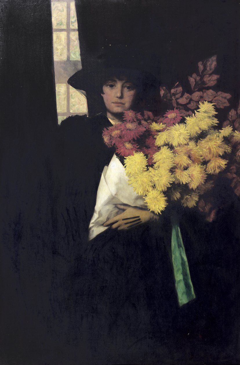 Krysantemum, ca.1900 av Charles Henry Malcolm Kerr