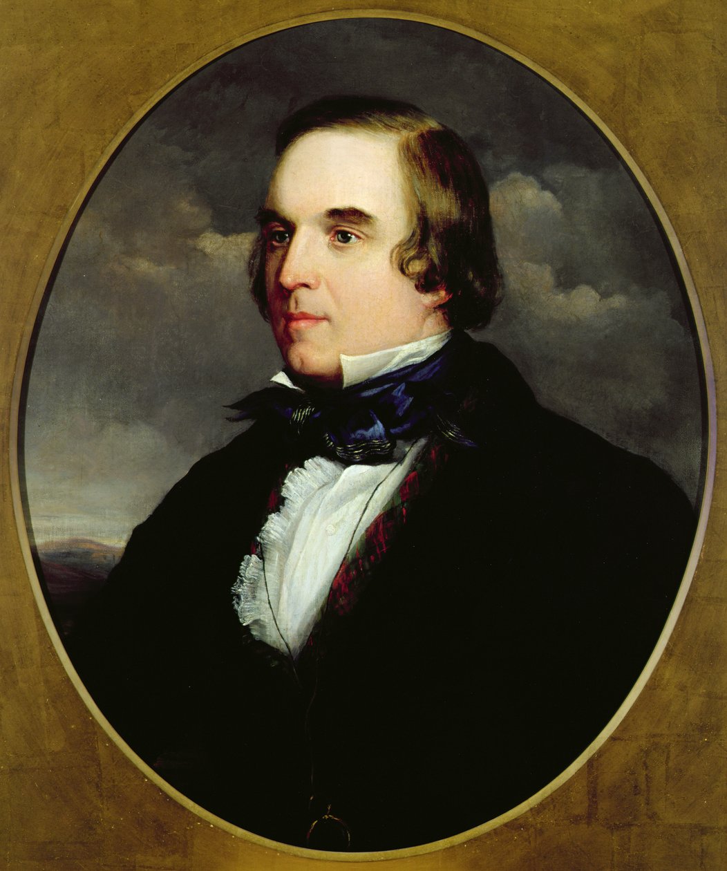 Portrett av George Linley (1798-1865) (olje på lerret) av Charles Henry Schwanfelder