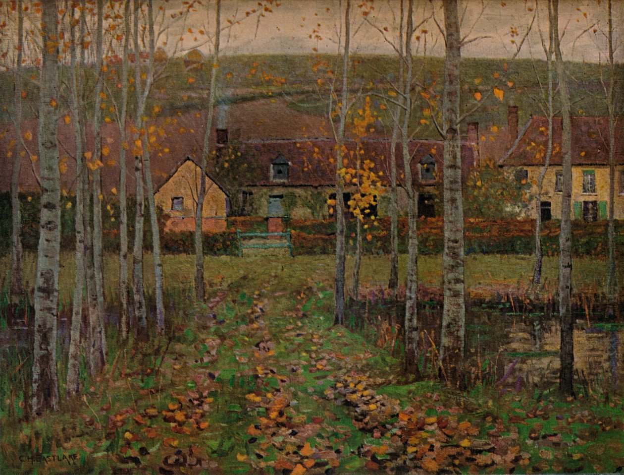 Dvelende blader, 1901, 1906 av Charles Herbert Eastlake