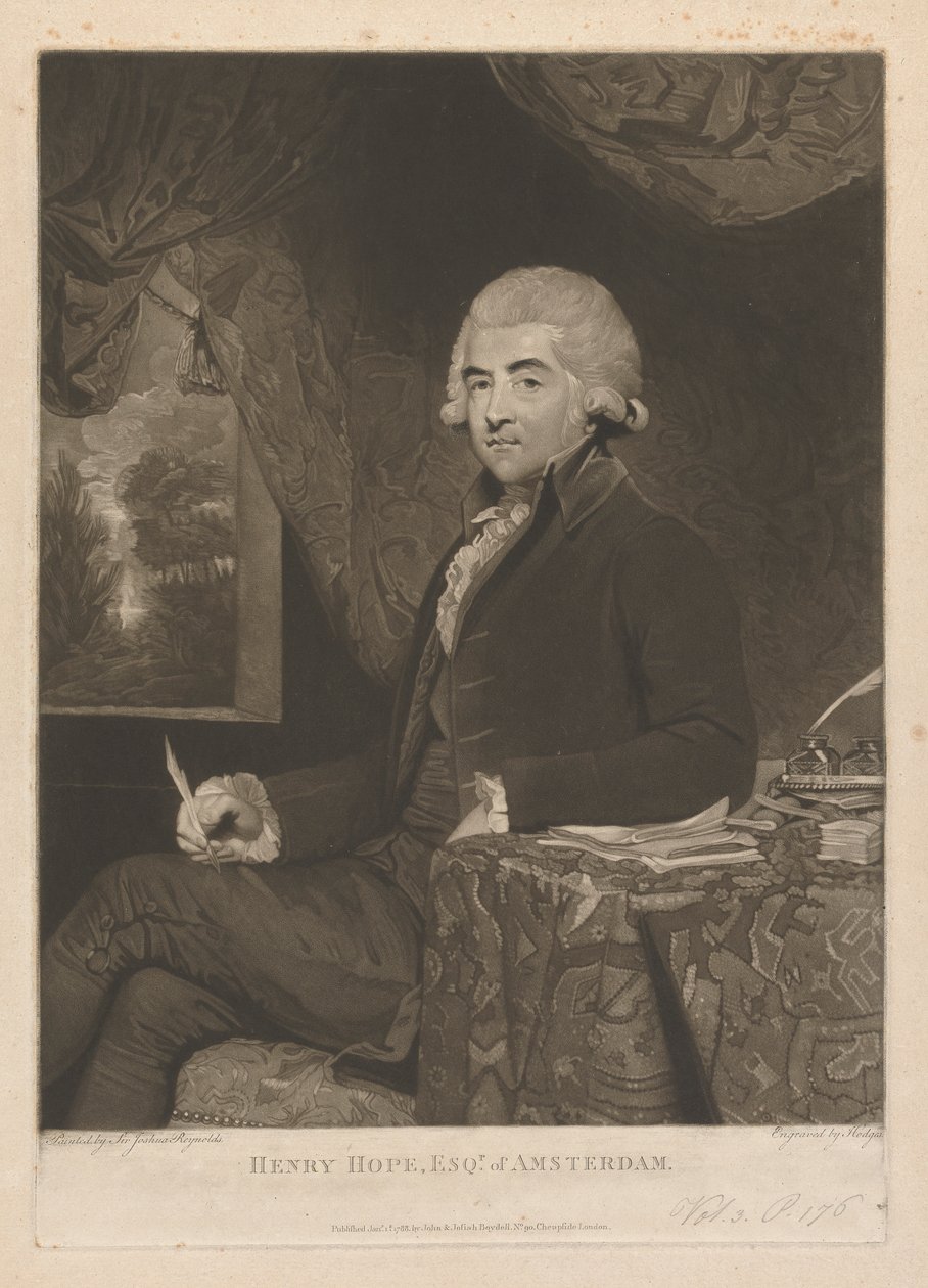 Henry Hope Esq. av Amsterdam av Charles Howard Hodges