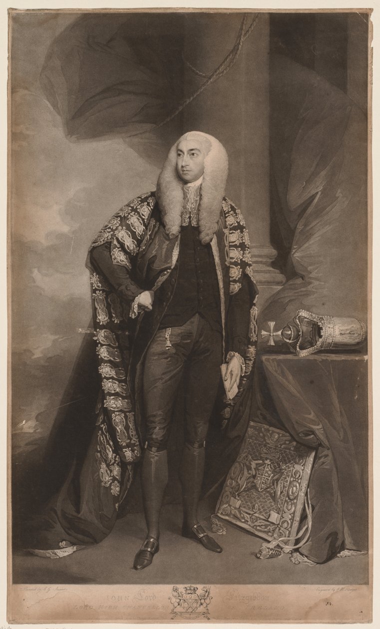 John, Lord FitzGibbon av Charles Howard Hodges