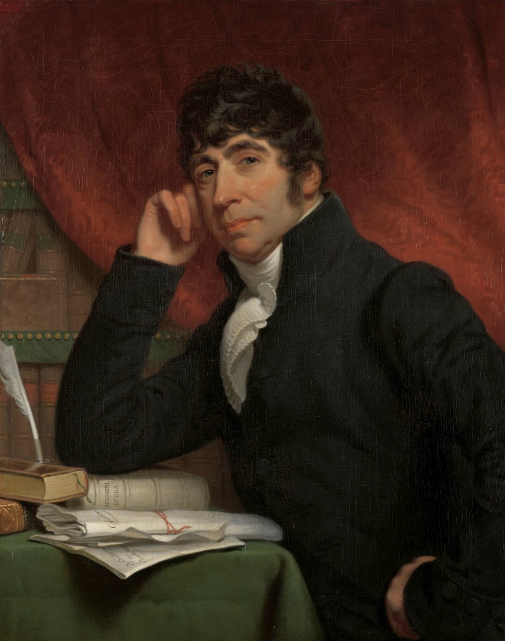 Portrett av Willem Bilderdijk Willem Bilderdijk (1759-1831), poet og historiker av Charles Howard Hodges