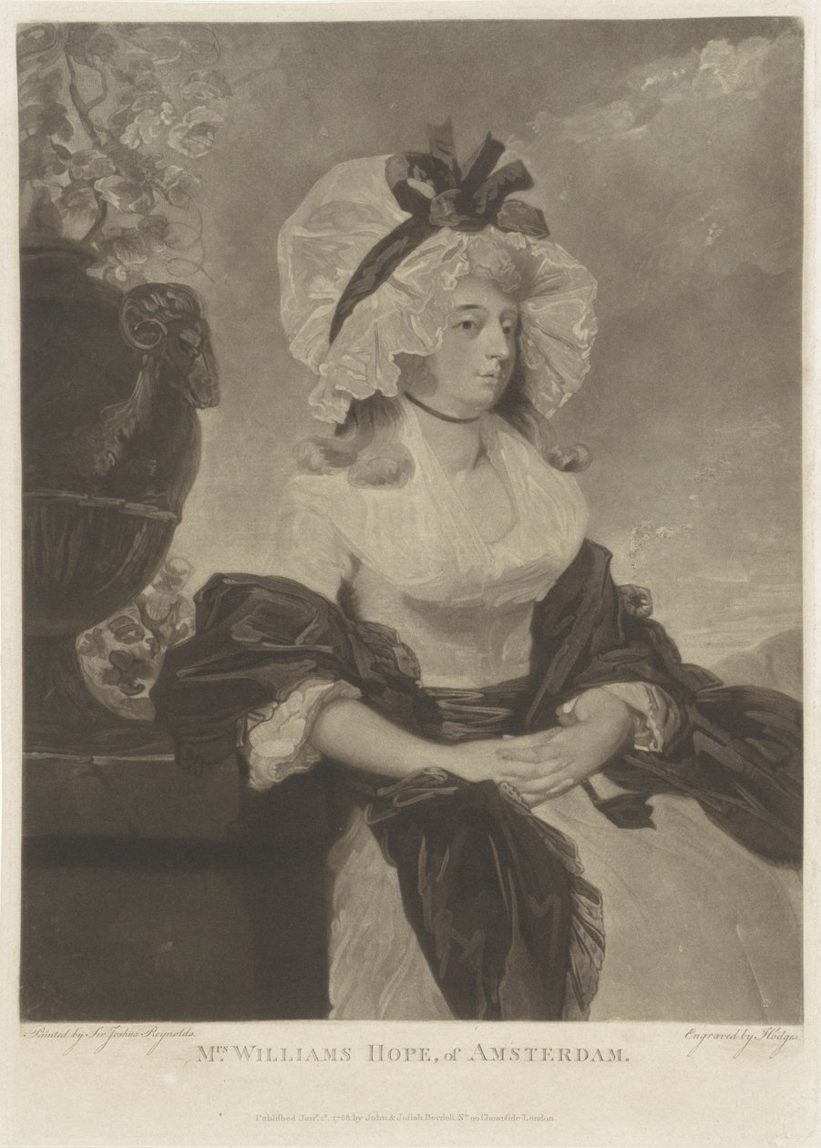 Portrett av Anne Goddard-Williams Hope av Charles Howard Hodges
