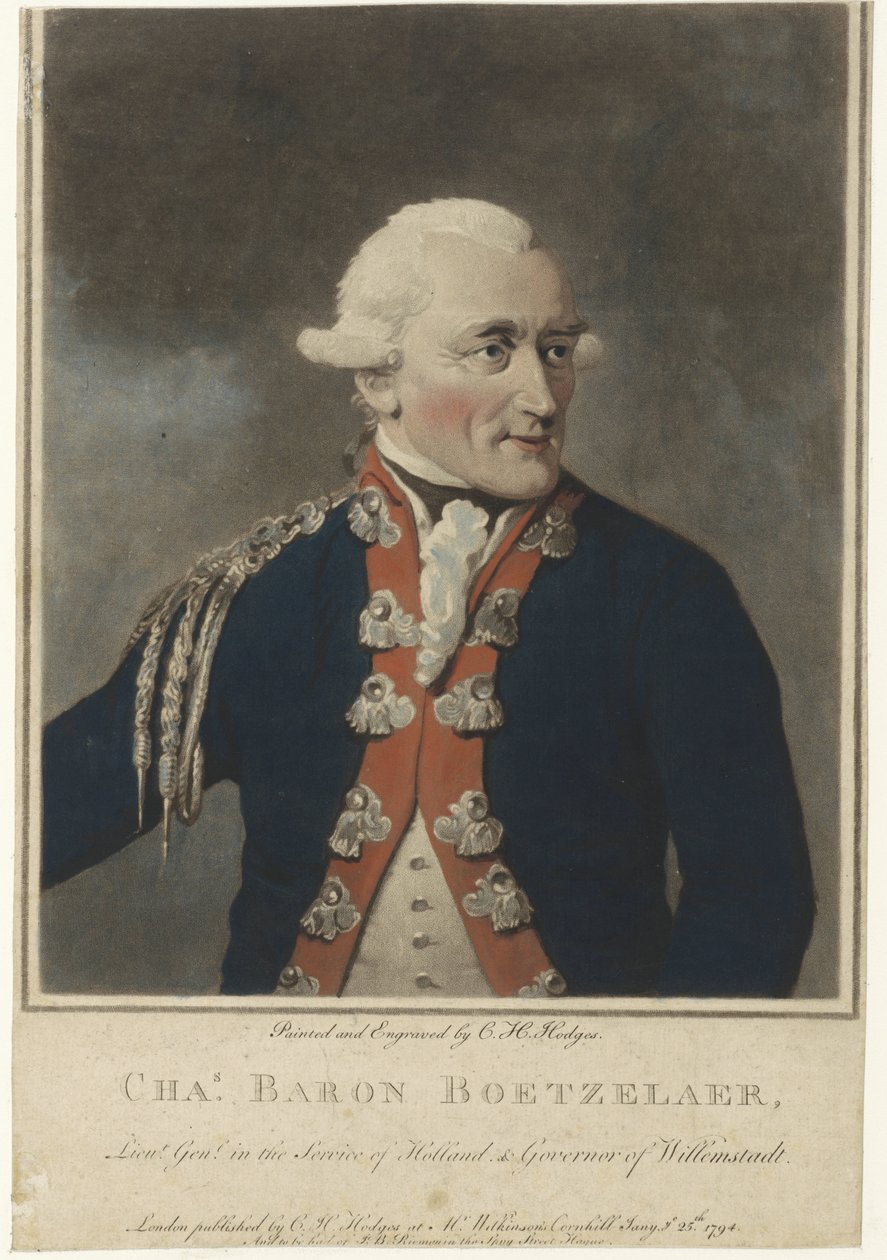 Portrett av Carel Baron van Boetzelaer av Charles Howard Hodges