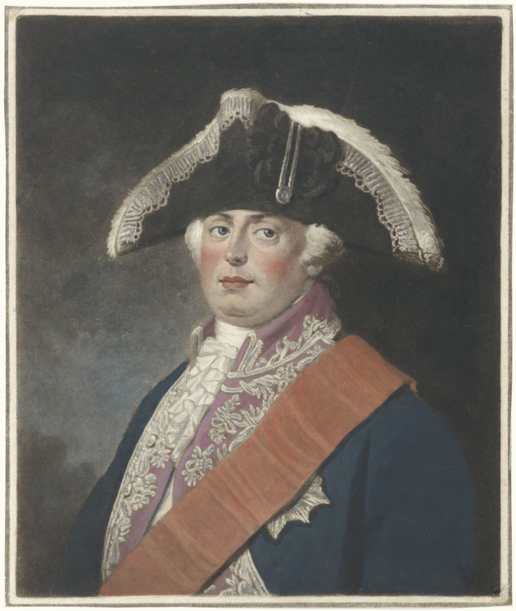 Portrett av Frederick William II, konge av Preussen av Charles Howard Hodges