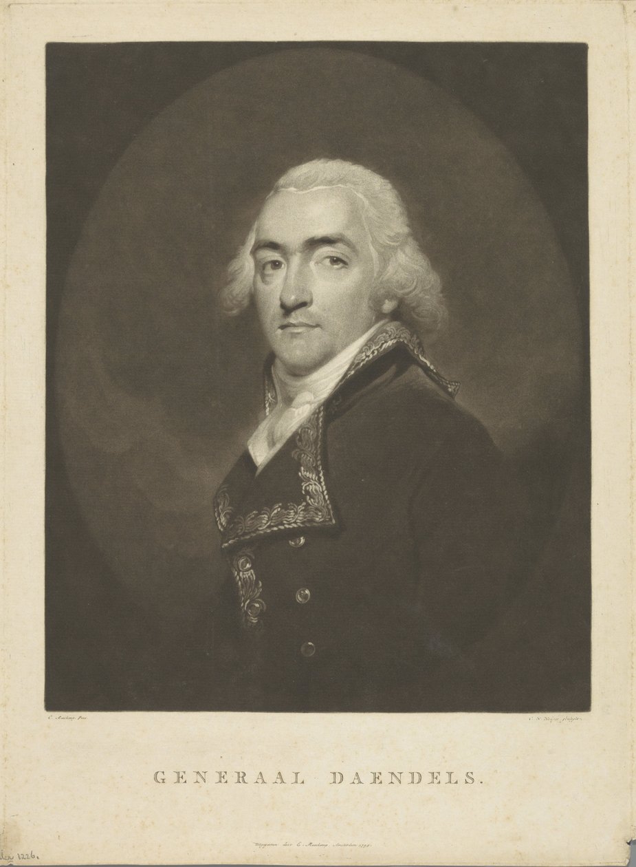 Portrett av Herman Willem Daendels av Charles Howard Hodges