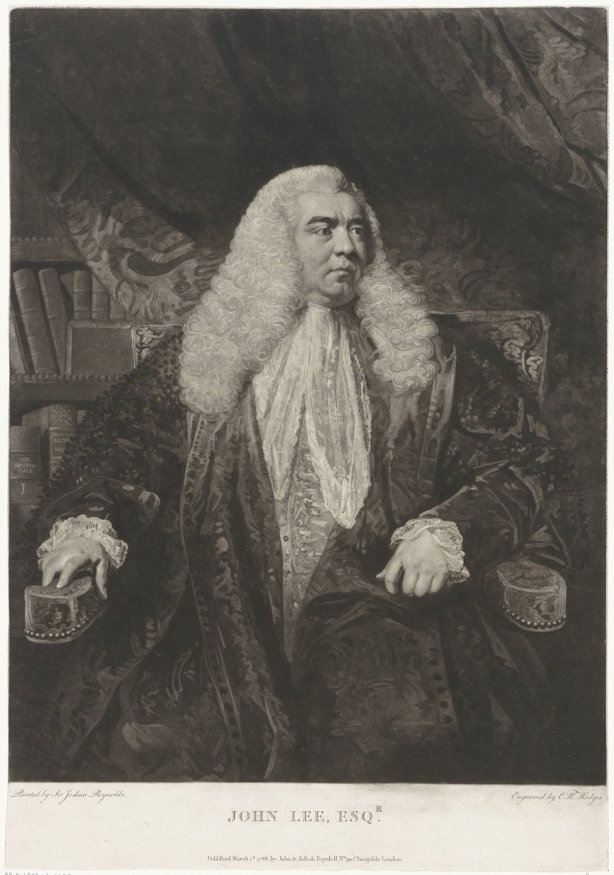 Portrett av John Lee av Charles Howard Hodges