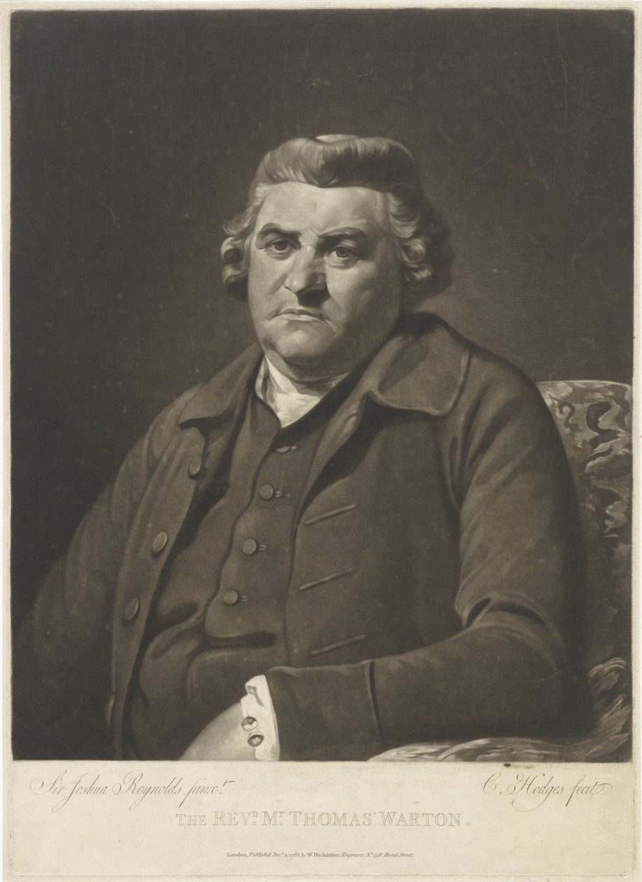 Portrett av Thomas Warton av Charles Howard Hodges