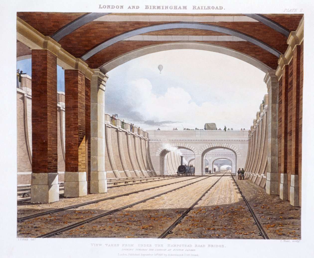 London og Birmingham Railway, 1837 av Charles Hunt