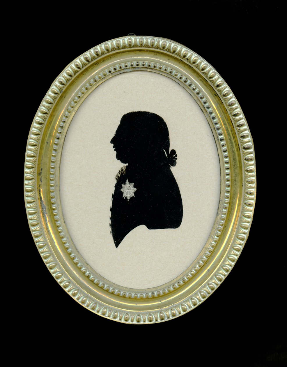 Silhuett av George III (1738-1820), ca. 1796-98 av Charles I Rosenberg