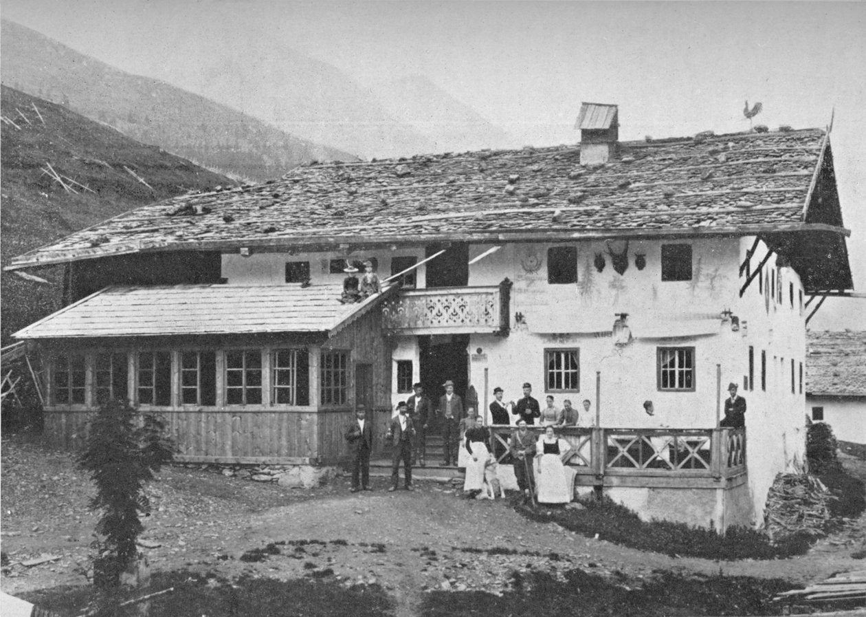 Fjellhytte, Tyrol, c1913 av Charles J. S. Makin