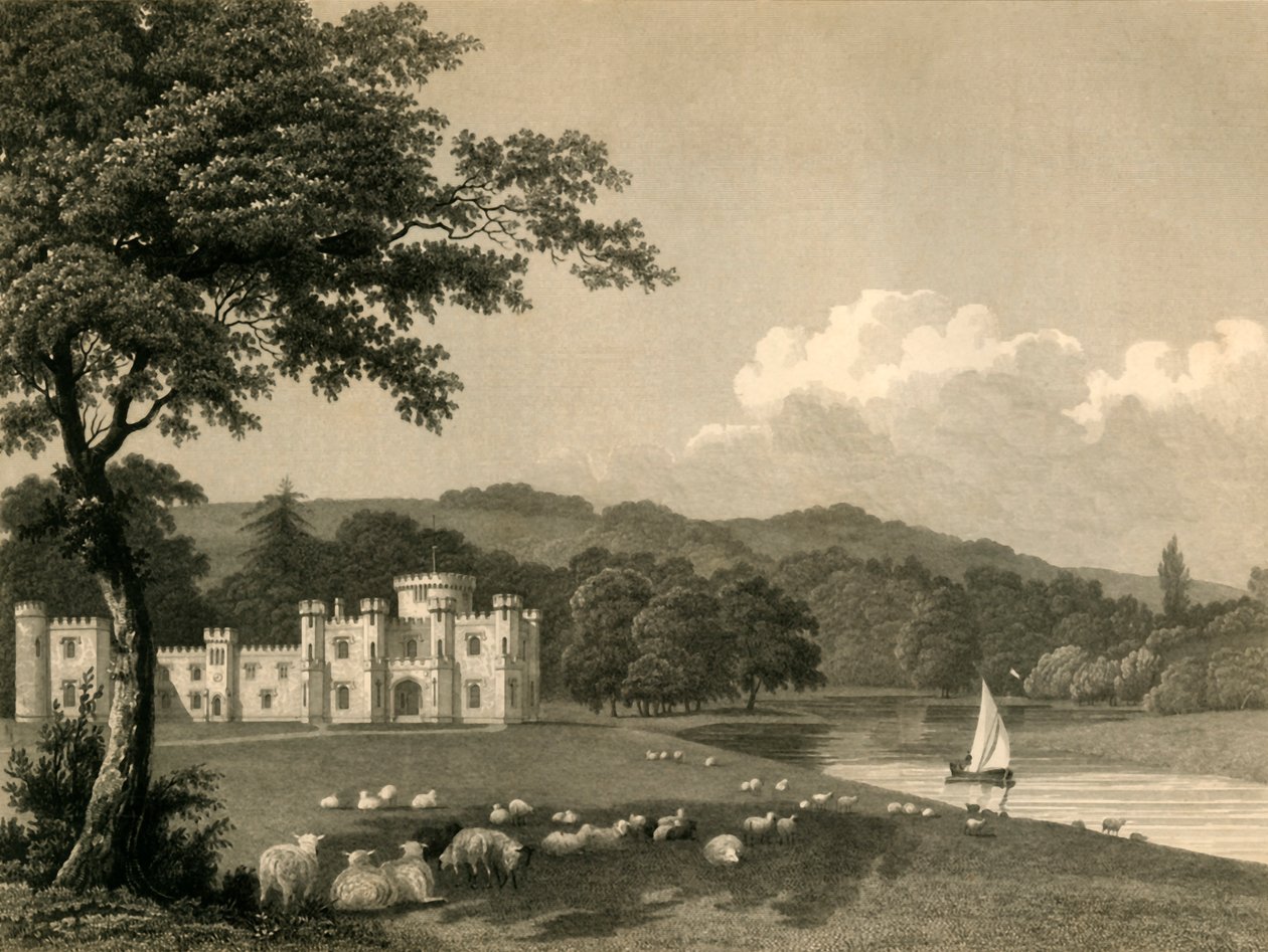 Knepp Castle, 1835.  av Charles J. Smith