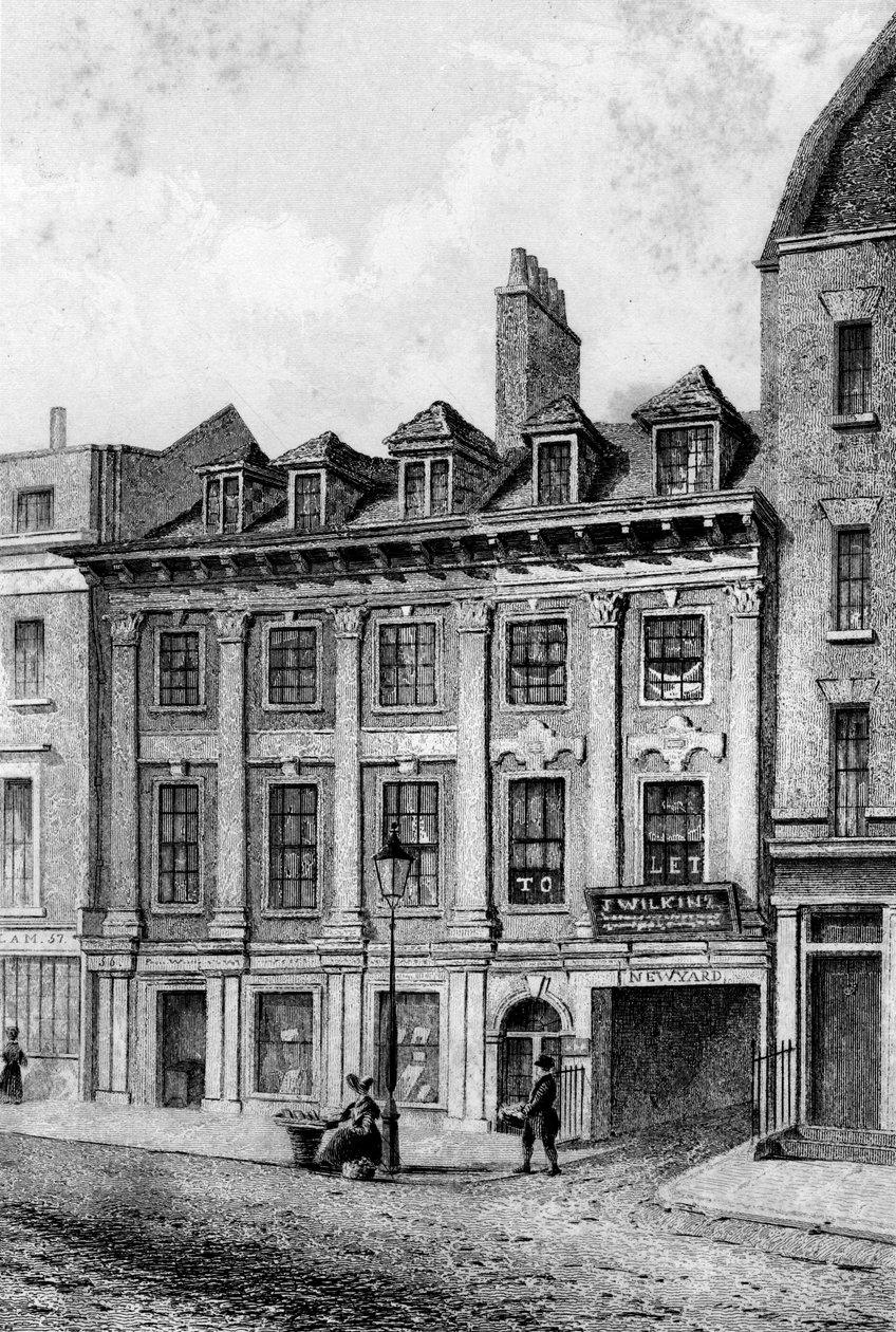 Residensen til John Hoole, Great Queen Street, Lincolns Inn Fields, London, 1840 av Charles J. Smith