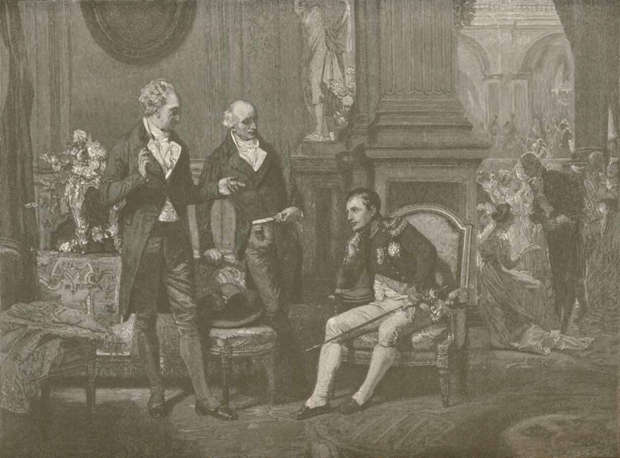 Napoleon, Goethe og Wieland, 1808, 1896 av Charles J. State