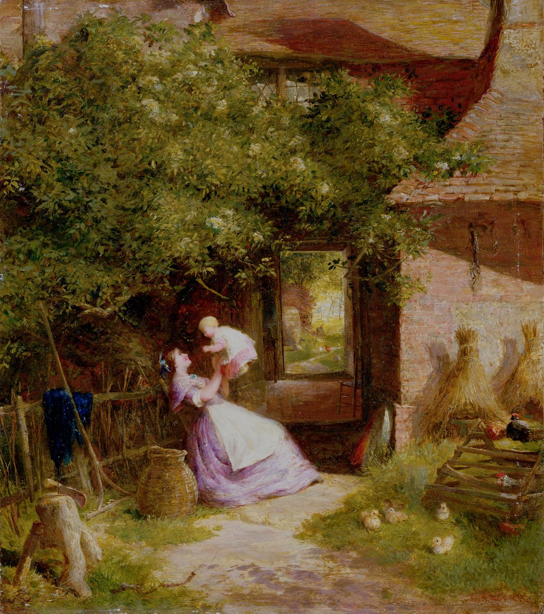 Mor og barn av Charles James Lewis