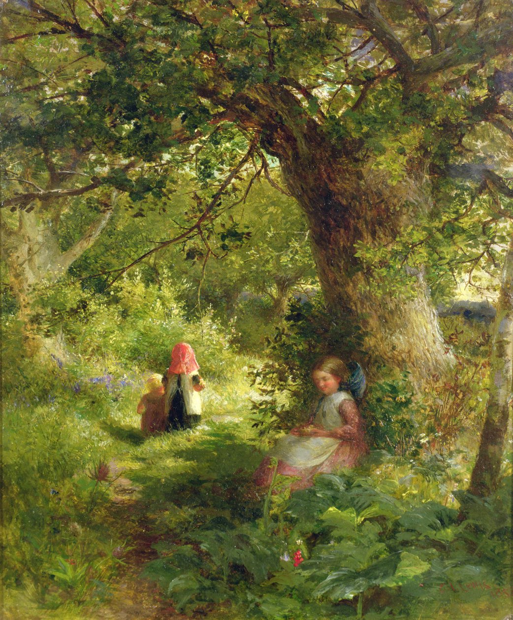 Vår i skogen av Charles James Lewis
