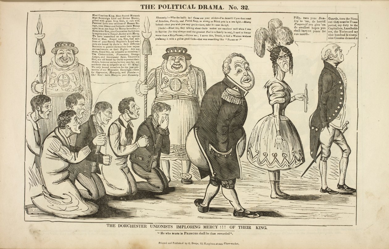 «Dorchesterunionistene ber om nåde!!! of their King