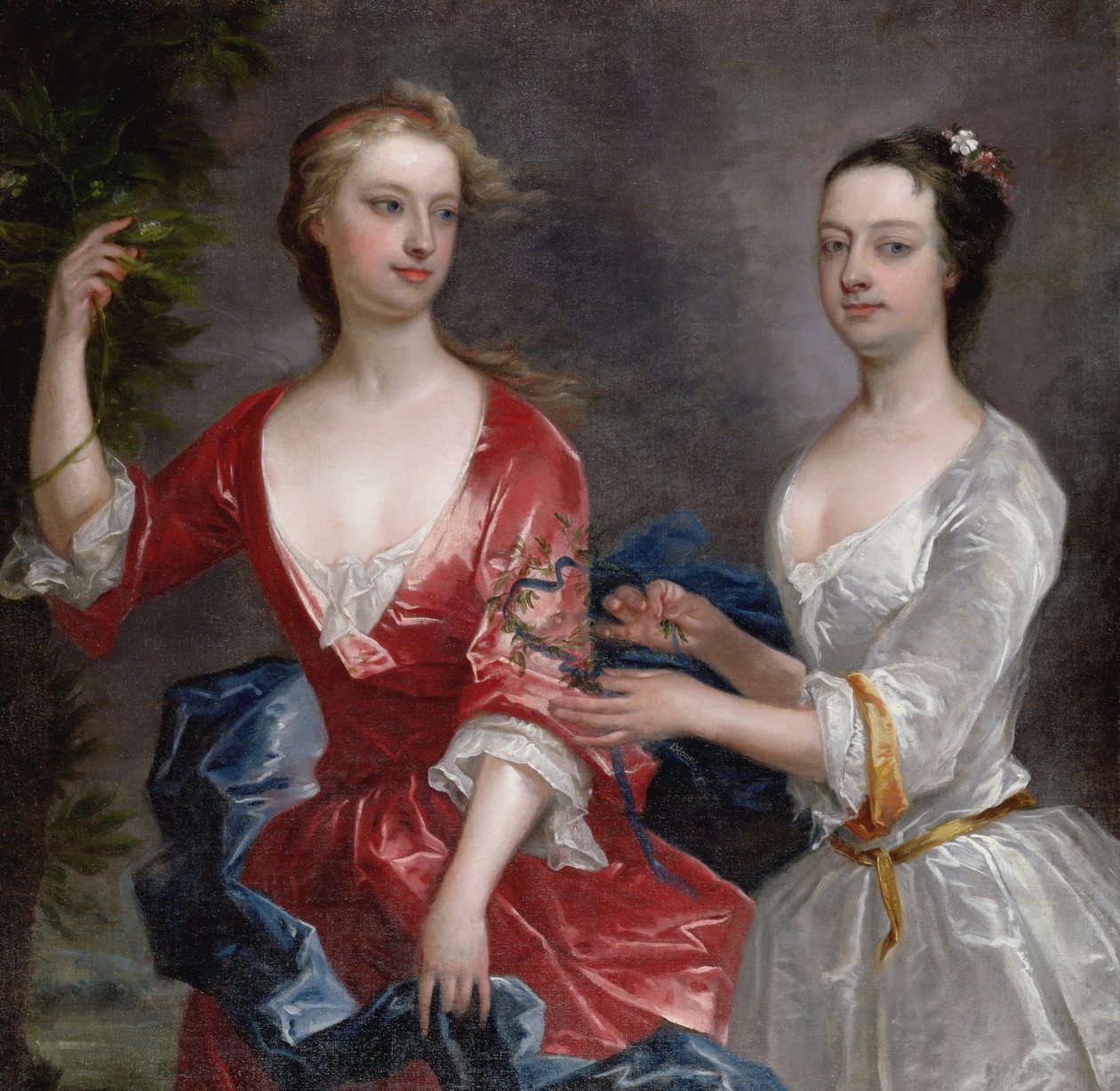 Martha og Teresa Blount av Charles Jervas