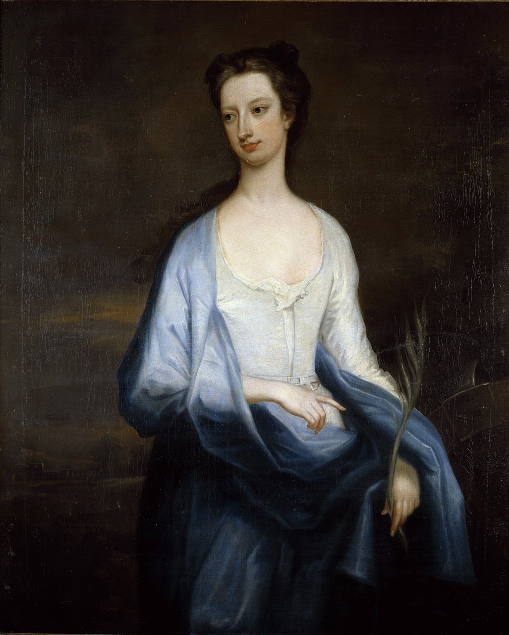Portrett av Catherine Hoskins, hertuginne av Devonshire, ca. 1718 (olje på lerret) av Charles Jervas