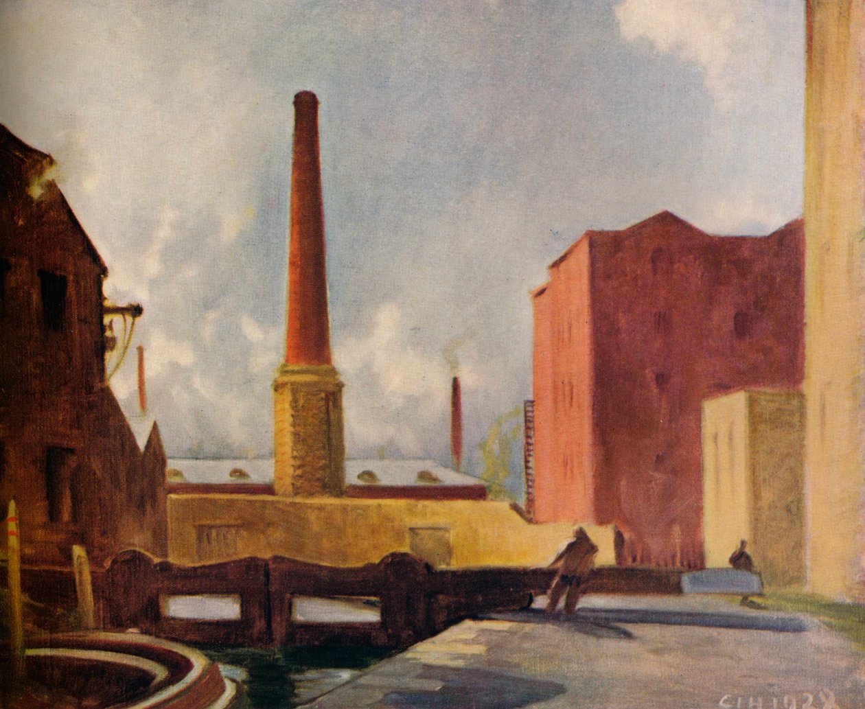 Lock Gates, Blackburn, 1928 1931 av Charles John Holmes