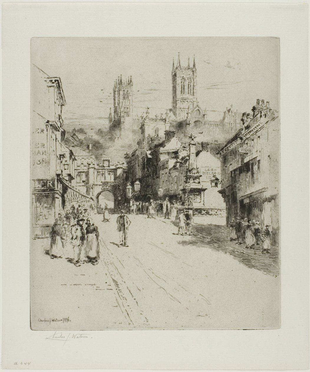 Lincoln katedral av Charles John Watson