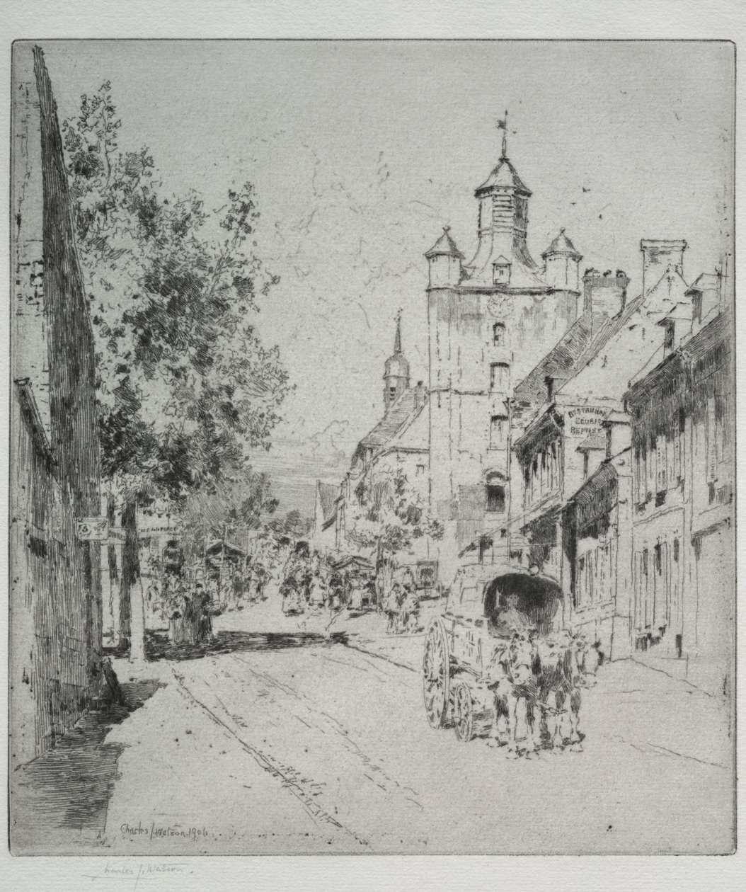 Walking Tower, St. Riquier av Charles John Watson
