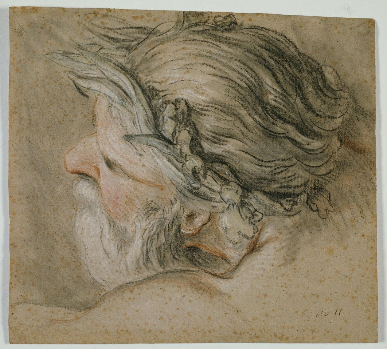 Overhode for en havgud av Charles Joseph Natoire