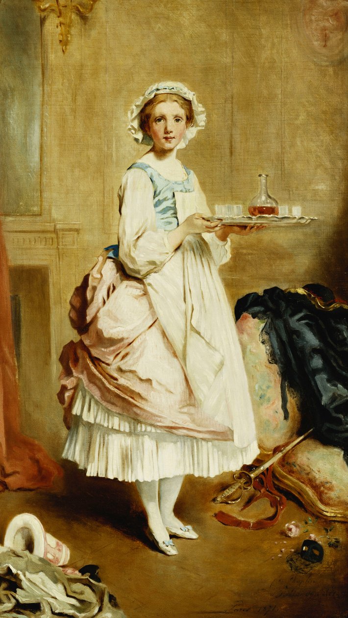 Etter maskeballet, 1871 av Charles Joshua Chaplin