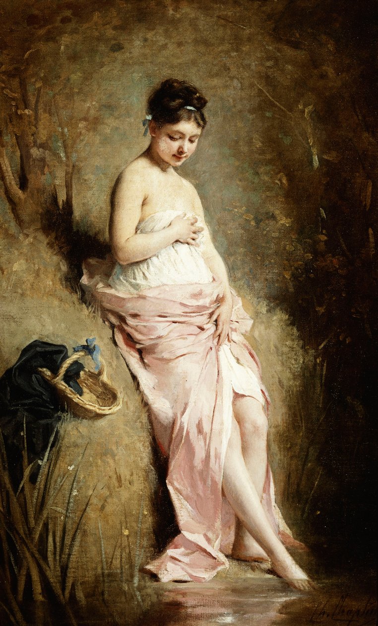 Bademannen, av Charles Joshua Chaplin