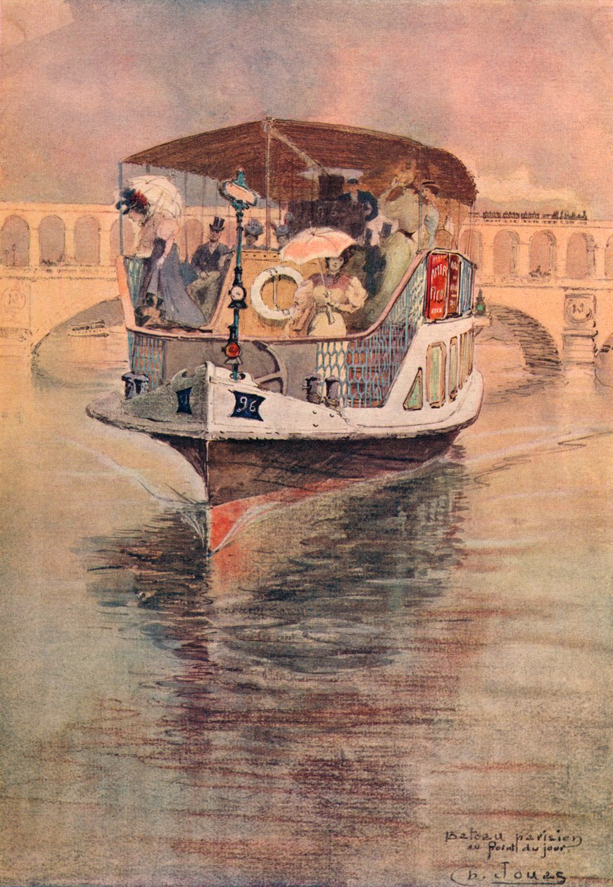 Bateau-Parisien ved Point du Jour, 1915 av Charles Jouas