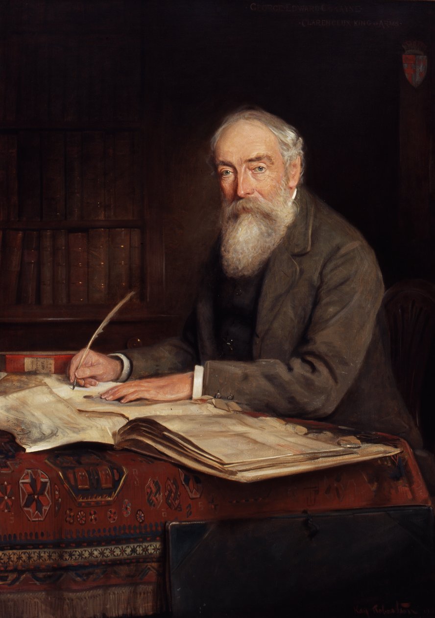 George Edward Cokayne, Clarenceux våpenkonge av Charles Kay Robertson