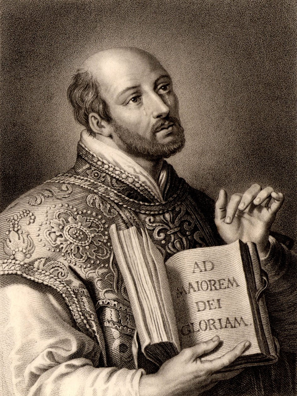 Portrett av Ignatius av Loyola av Charles Knight