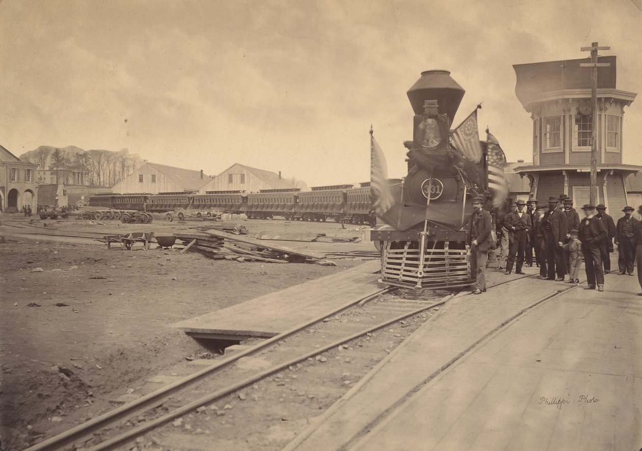 Lincoln Funeral Train, Philadelphia, 22.–24. april 1865. av Charles L. Philippi