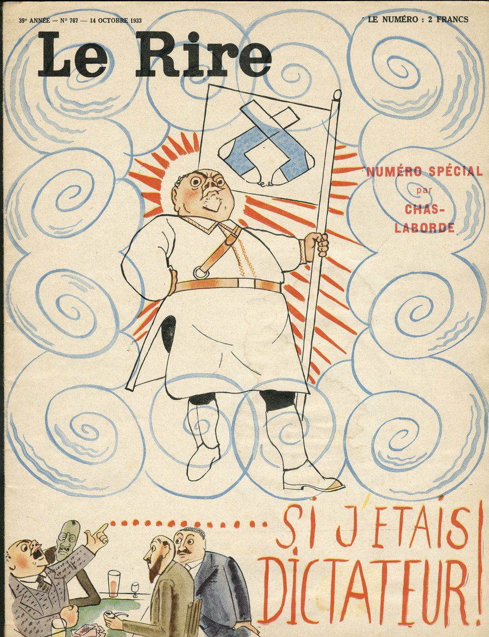 Illustrasjon av Chas-Laborde (1886-1941) for omslaget til Le Lire av Charles Laborde
