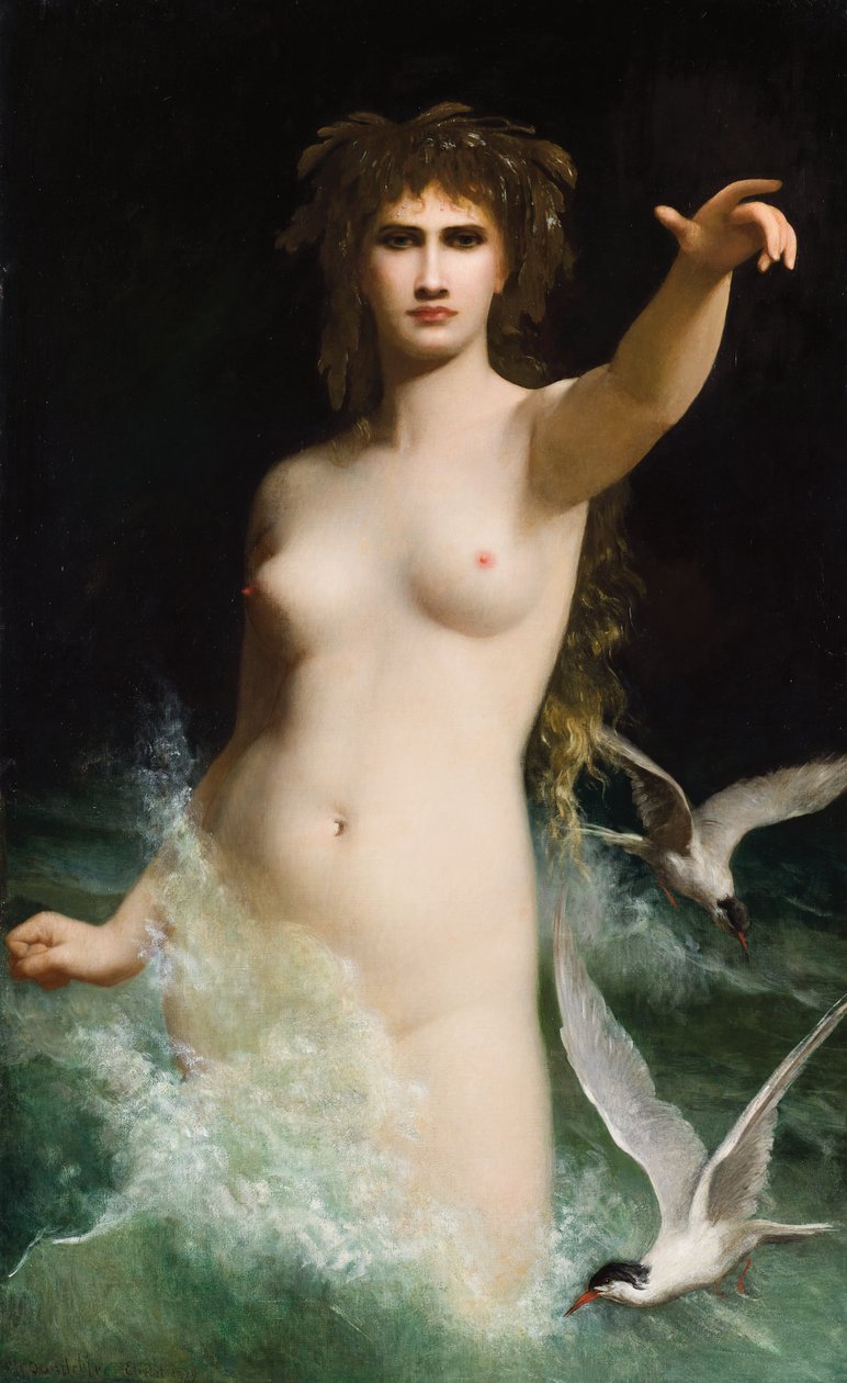 Stormen, 1879 av Charles Landelle