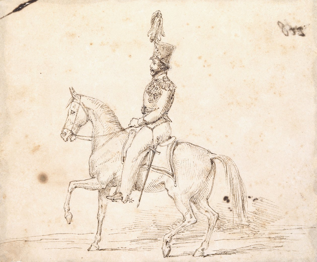 Keiser Pedro 1., ca. 1825-6 av Charles Landseer