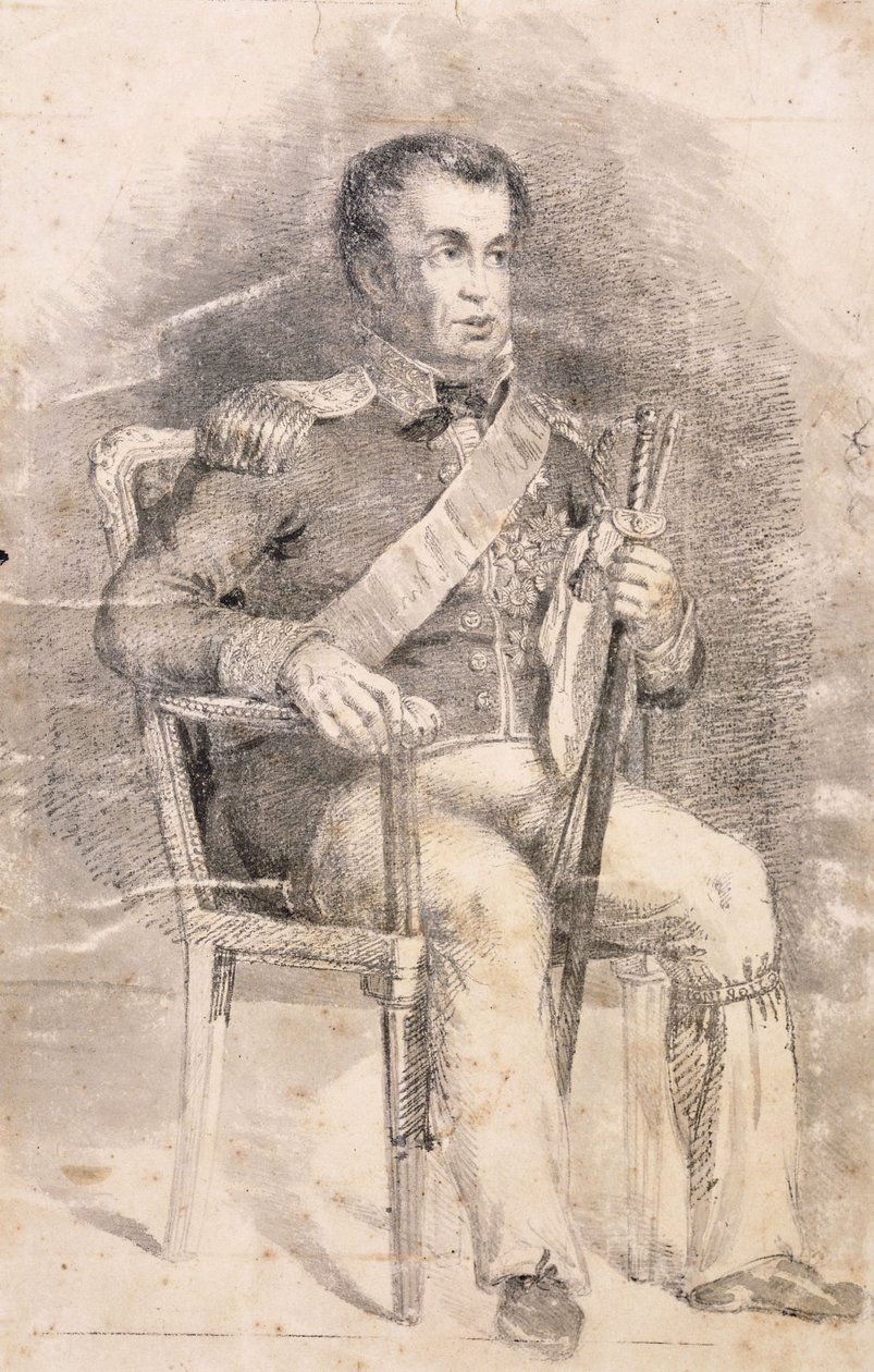 Portrett av Dom Joao VI, ca. 1825-6 av Charles Landseer