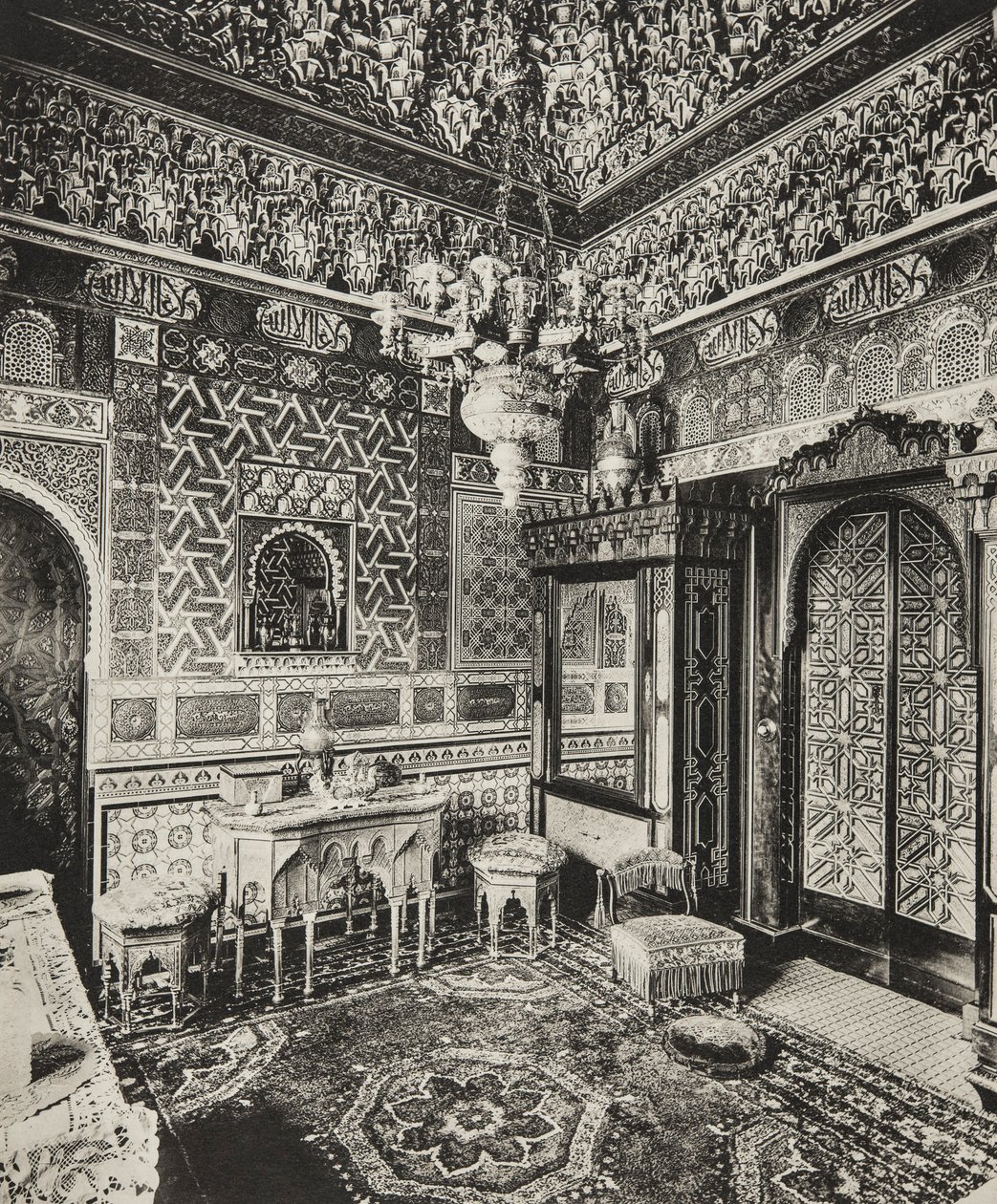 Omkledningsrom, Franks Hall, Horton Kirby, Kent, 1894 av Charles Latham