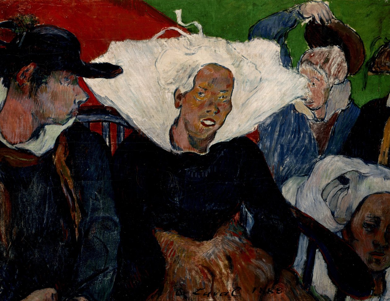 Skal til Market, Bretagne, 1888 av Charles Laval