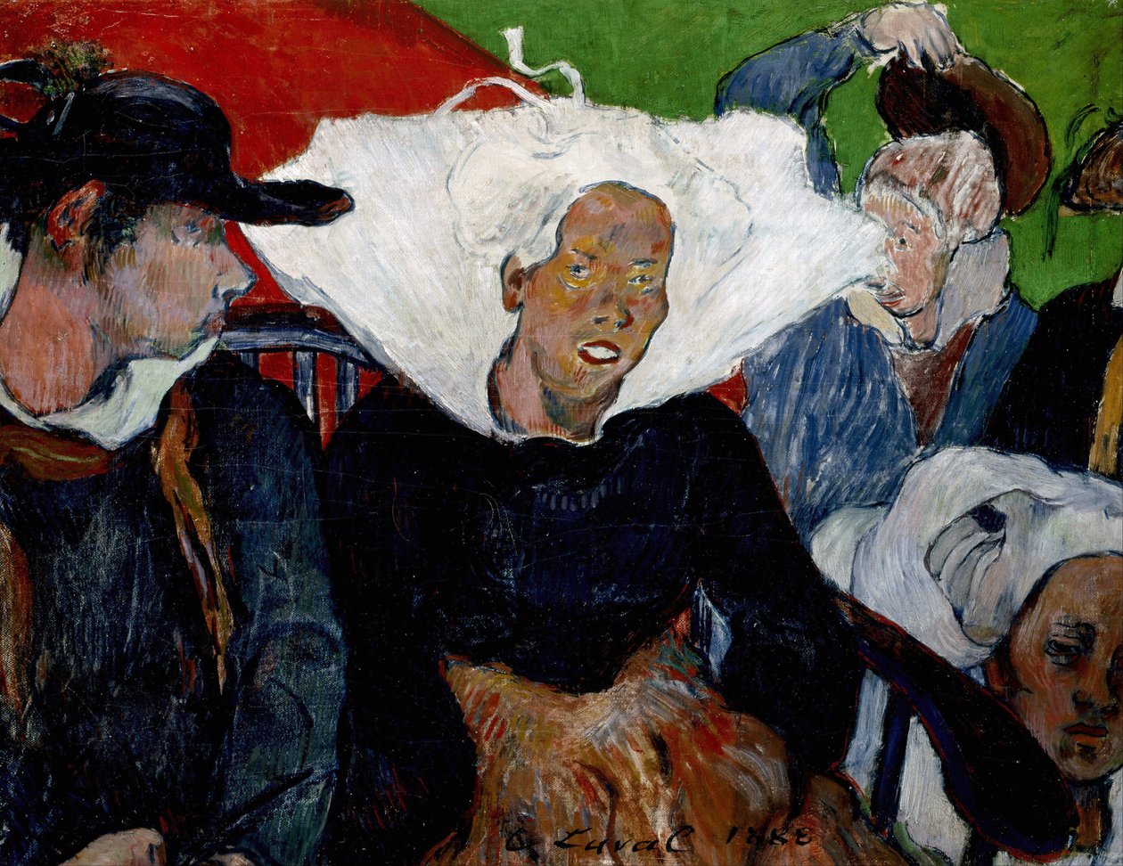 ""På veien til markedet, Brittany"" Maleri av Charles Laval (1862-1894) 1888 Indianapolis museum of art av Charles Laval