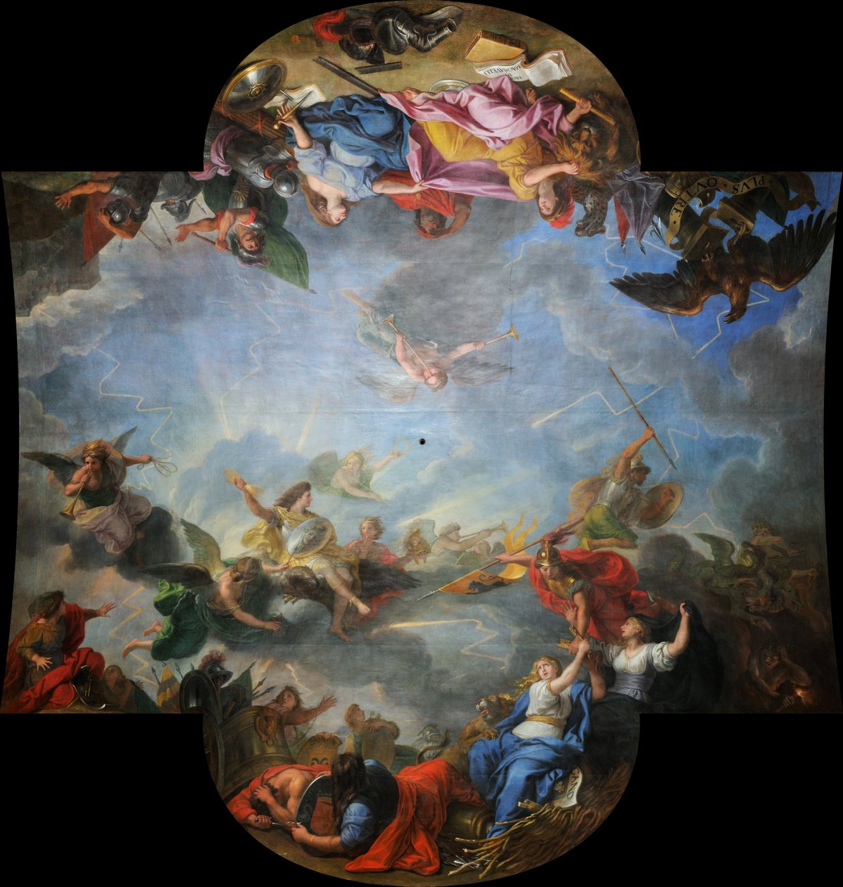Erobringen av byen og citadellet Gent på seks dager, 1678 av Charles Le Brun