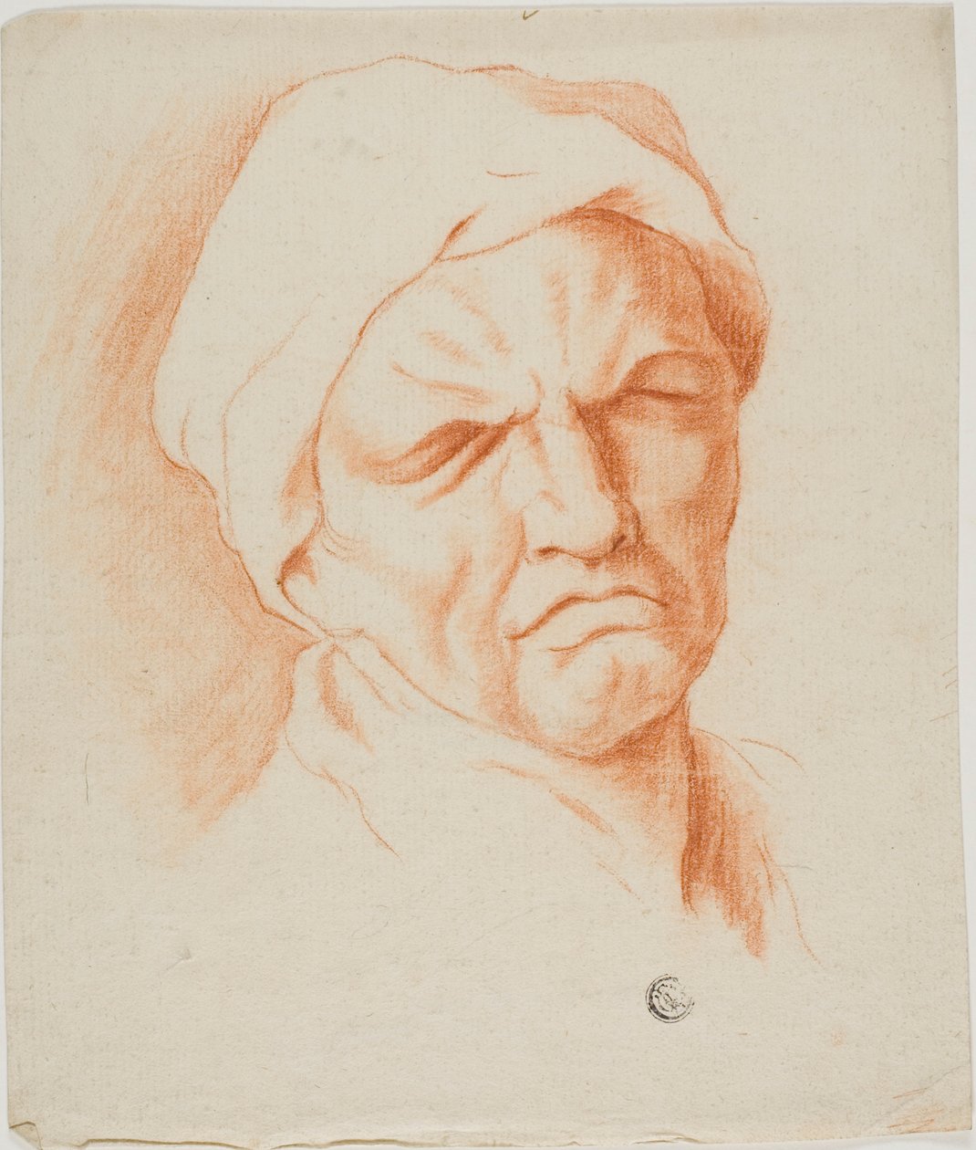Leder av en gammel mann av Charles Le Brun