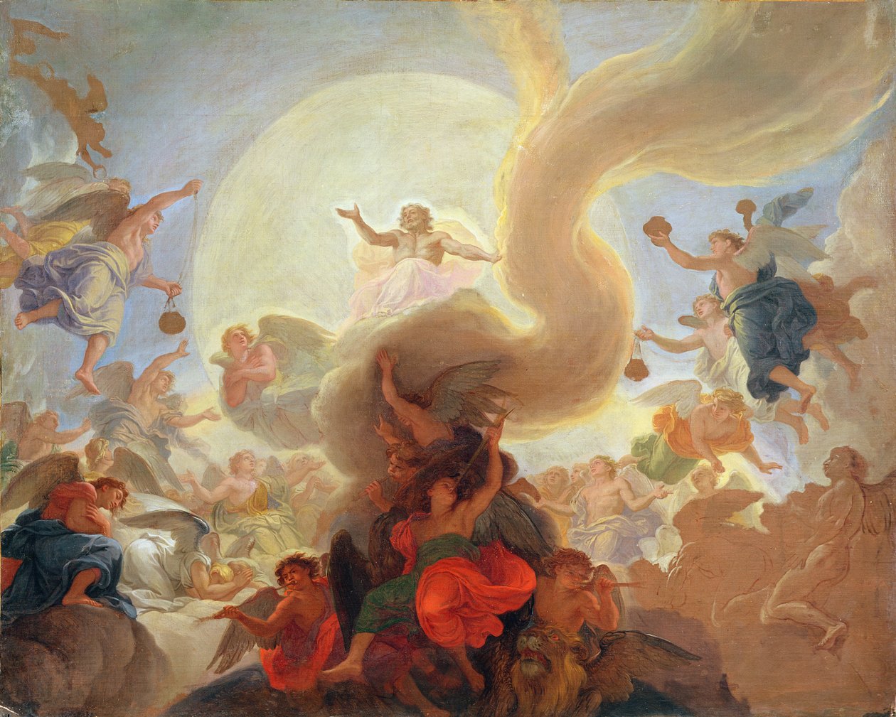Hosianna (takprosjekt for kapellet i Versailles) av Charles Le Brun