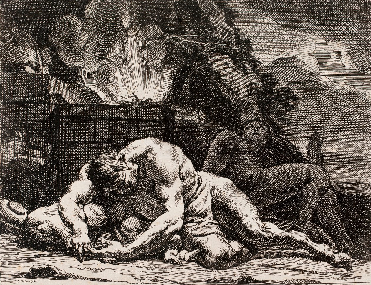 Natt, fra serien Døgnets fire tider av Charles Le Brun