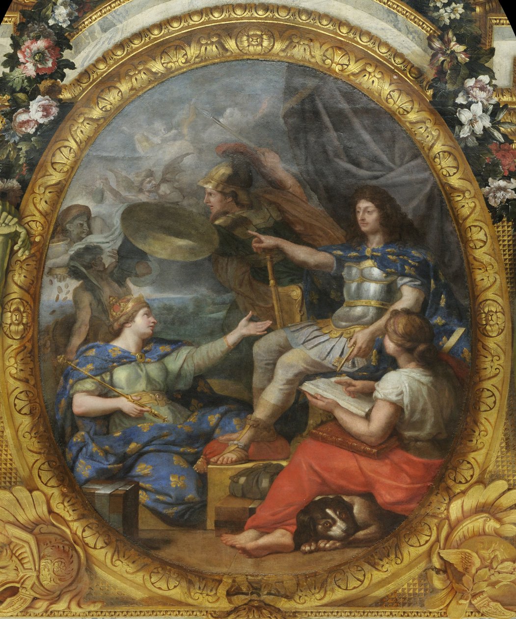 Orden gjenopprettet i kongedømmets finanser, 1662, 1680-årene av Charles Le Brun