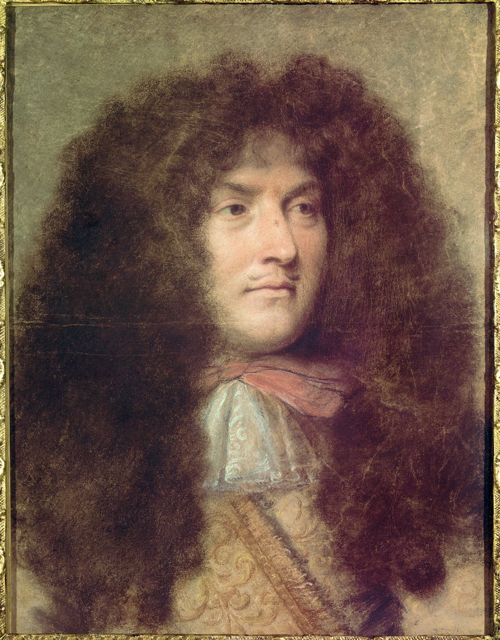 Portrett av Ludvig XIV (1638 - 1715) ung. Kunstverk av Charles Lebrun (Le Brun) (1619-1690) av Charles Le Brun