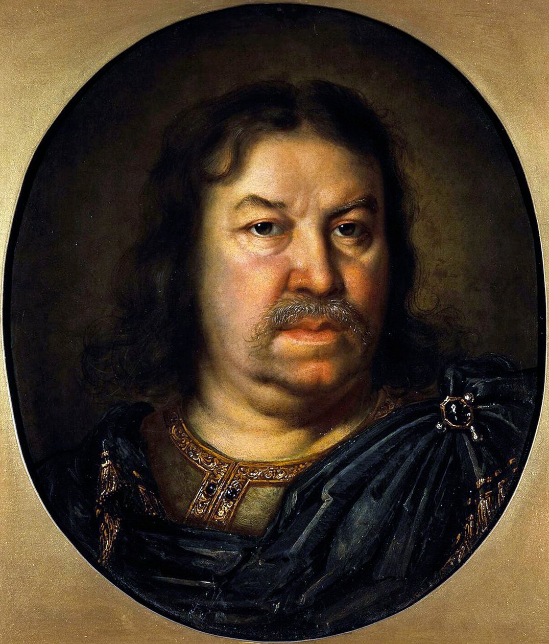 Portrett av senator prins Yakov Fedorovich Dolgorukov, 1639-1720, 1687. av Charles Le Brun