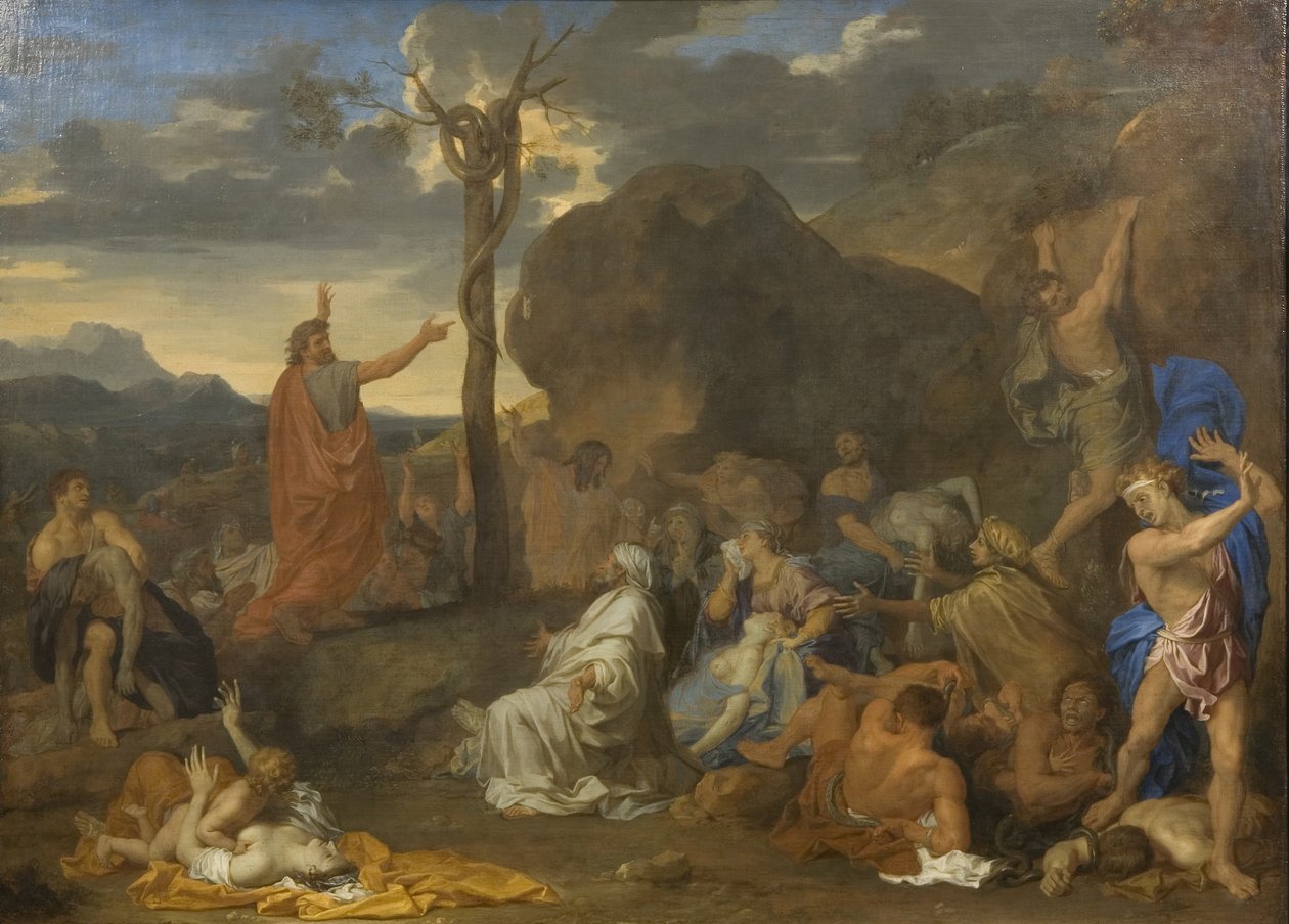 Den frekke slangen av Charles Le Brun