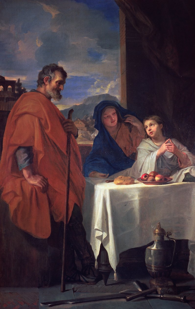 Den hellige familie, eller nåden av Charles Le Brun