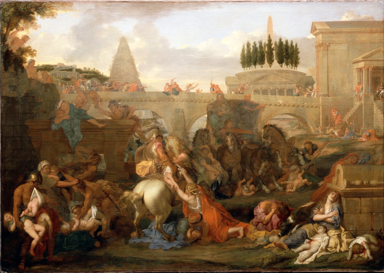 Barnemordet i Betlehem av Charles Le Brun